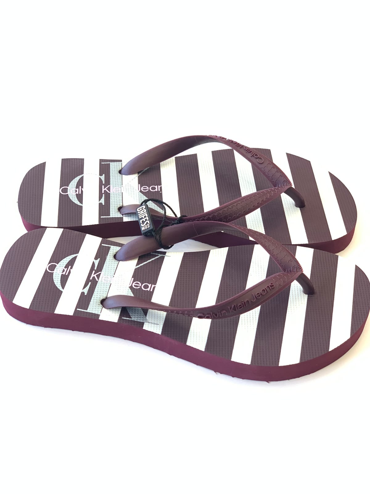 CHINELO CKJ KIDS FEM RE ISSUE LISTRADO BORDO