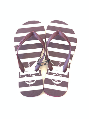 CHINELO CKJ KIDS FEM RE ISSUE LISTRADO BORDO