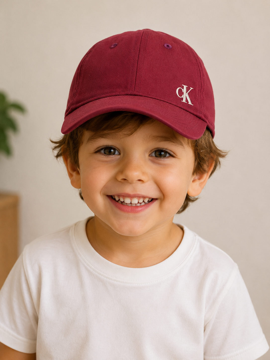 BONE CKJ KIDS 6 GOMOS CK BORDO
