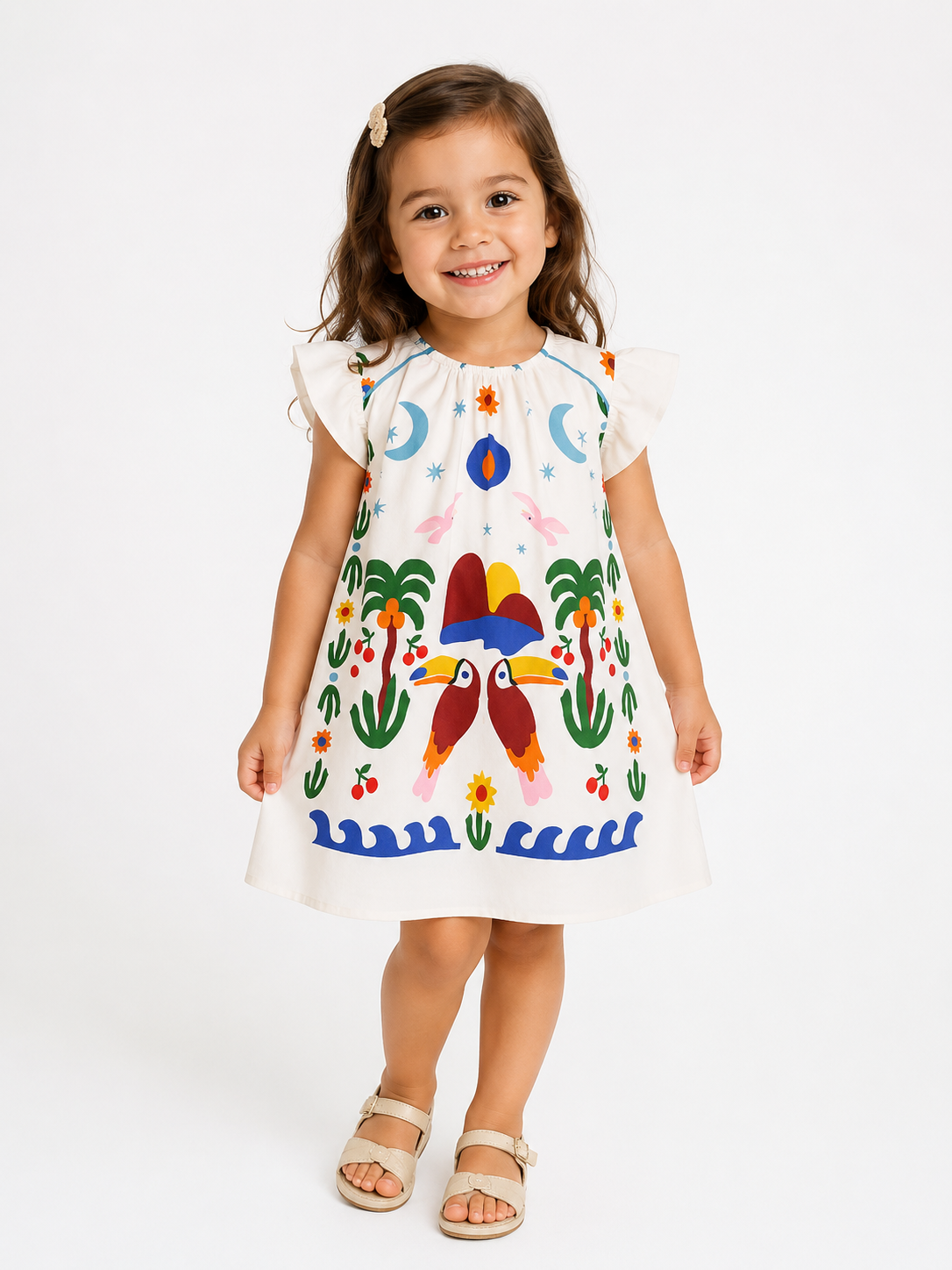 VESTIDO LENCO DO TUCANO FABULA BRANCO