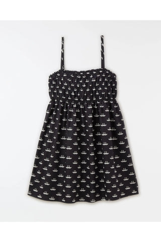 VESTIDO JUV CISNE FARM FUTURA PRETO