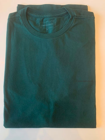 CAMISETA CKJ MAS MC LOGO BASICO PEITO VERDE MEDIO