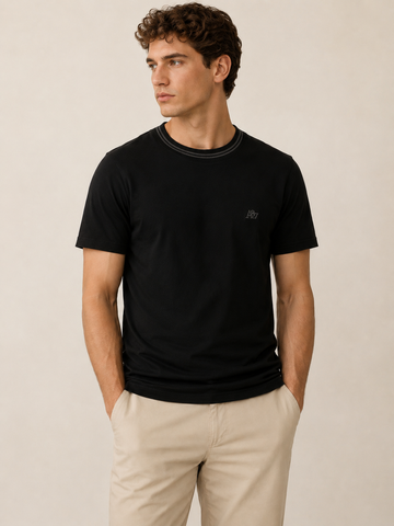 CAMISETA MC MAS SURPLUS DET GOLA AERO PRETO