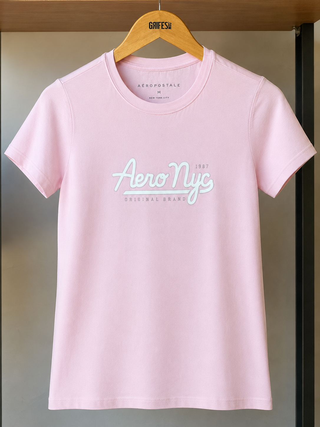 BLUSA MC FEM SILKADA AEROPOSTALE ROSA