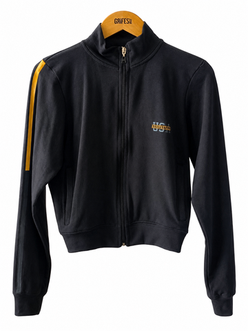 MOLETOM FEM ABERTO NIGHT AEROPOSTALE PRETO