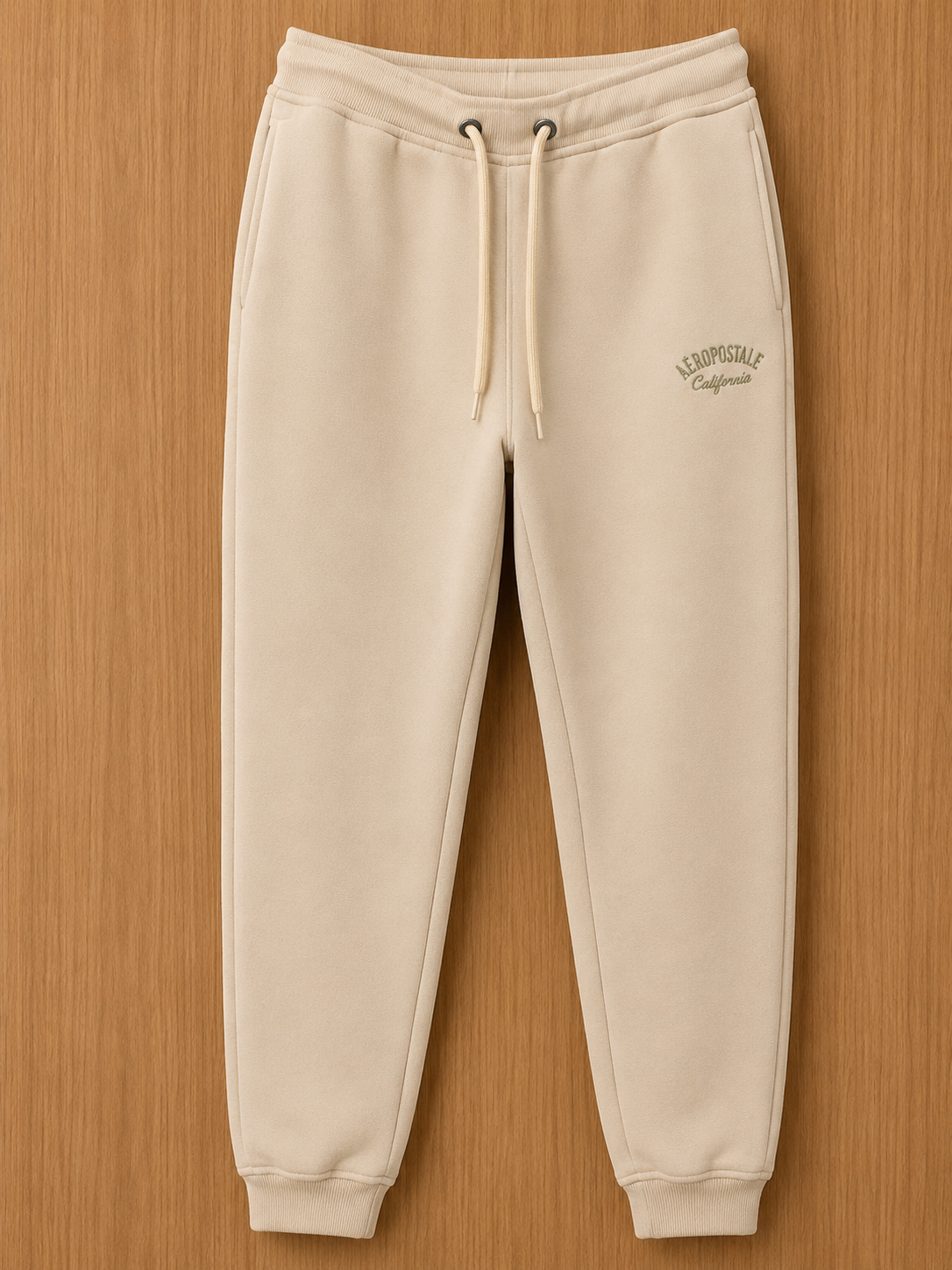 CALCA MOLETOM FEM AEROPOSTALE AREIA