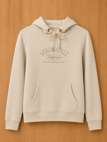 MOLETOM FEM FECHADO AEROPOSTALE AREIA
