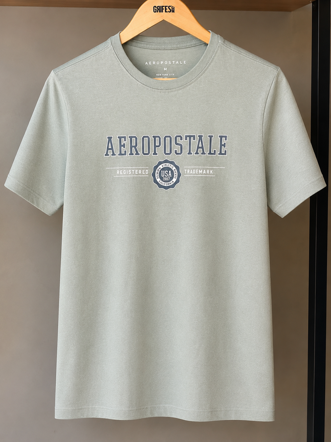 CAMISETA MAS MC SILKADA AEROPOSTALE VERDE MEDIO