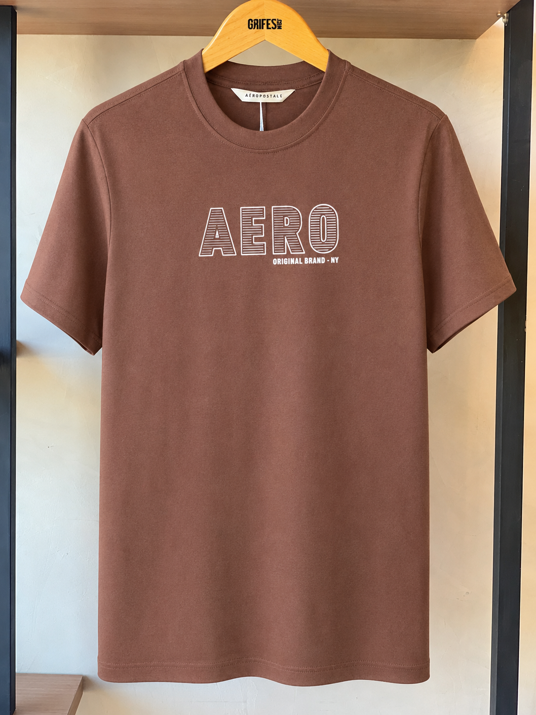 CAMISETA MAS MC OVERSIZED SILKADA AERO MARROM