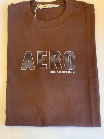 CAMISETA MAS MC OVERSIZED SILKADA AERO MARROM