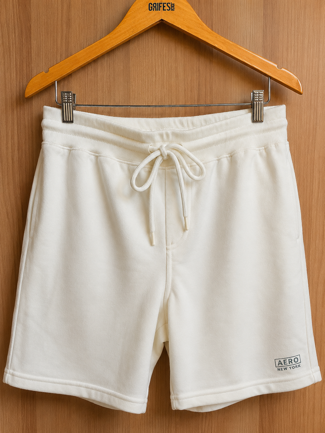BERMUDA MAS MOLETOM OVERSIZED AERO CREME