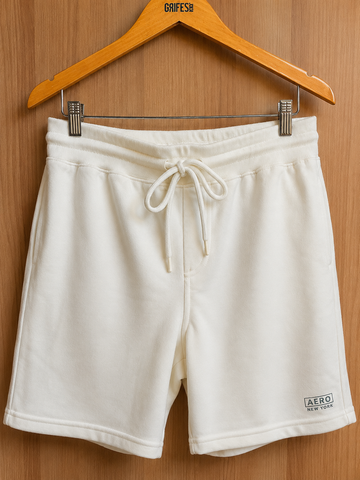 BERMUDA MAS MOLETOM OVERSIZED AERO CREME