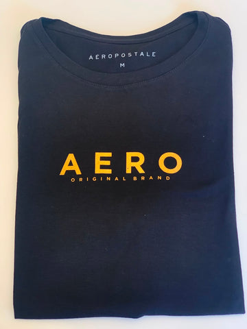 BLUSA FEM MC NIGHT AEROPOSTALE PRETO