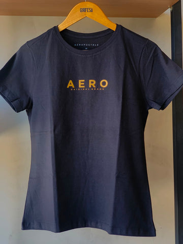 BLUSA FEM MC NIGHT AEROPOSTALE PRETO