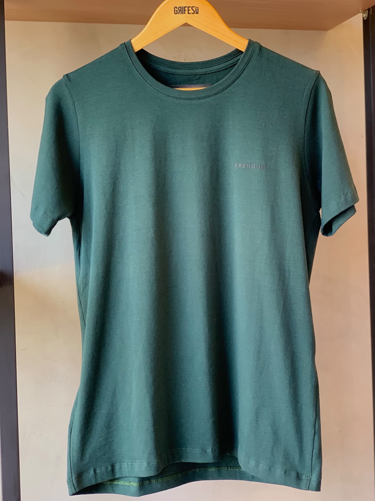 CAMISETA MC MAS COTTON BRENDON VERDE ESCURO