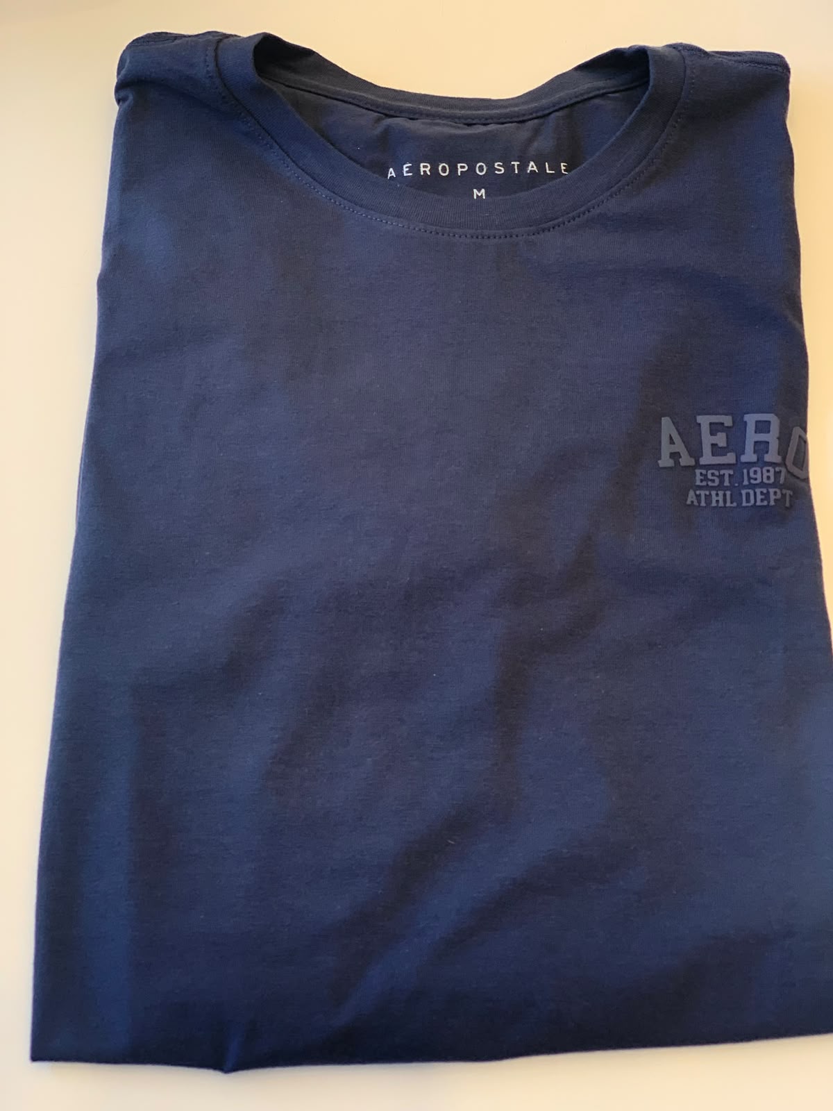 CAMISETA MAS MC COTTON AEROPOSTALE MARINHO