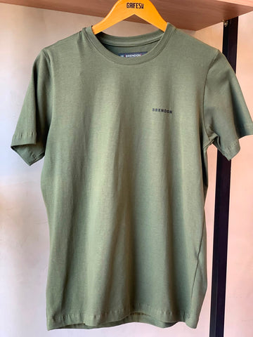CAMISETA MC MAS COTTON BRENDON MILITAR