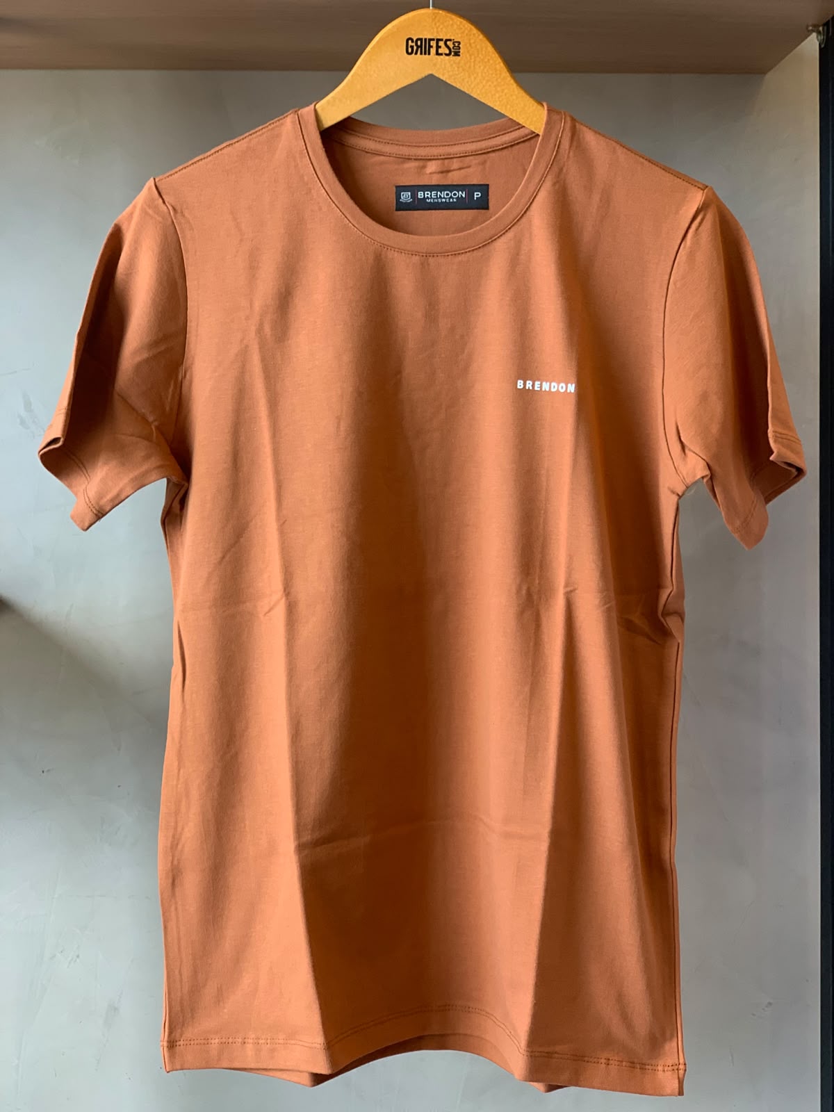 CAMISETA MC MAS COTTON BRENDON TERRACOTA