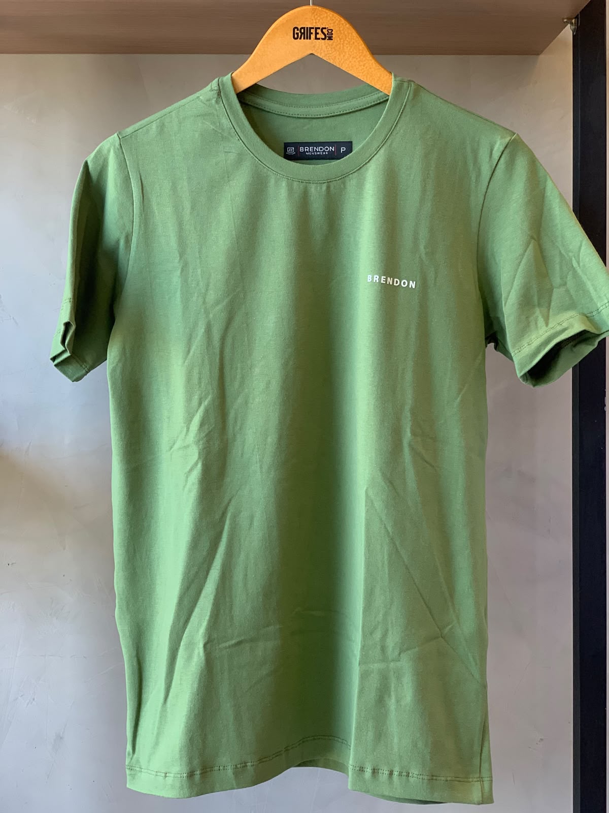 CAMISETA MC MAS COTTON BRENDON VERDE PISTACHE