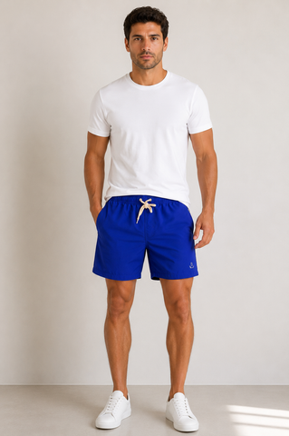 SHORT TACTEL MAS LISO C ELAST COLLOR AZUL BIC/KHAKI