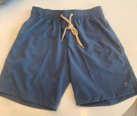 SHORT TACTEL MAS LISO C ELAST COLLOR AZUL JEANS/KHAKI