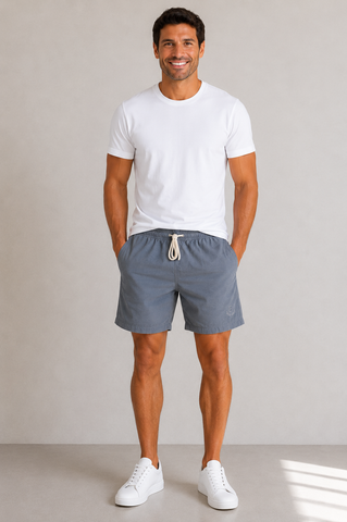 BERMUDA MAS ALFA PREMIUM VISCOSE BRENDON CINZA ESCURO