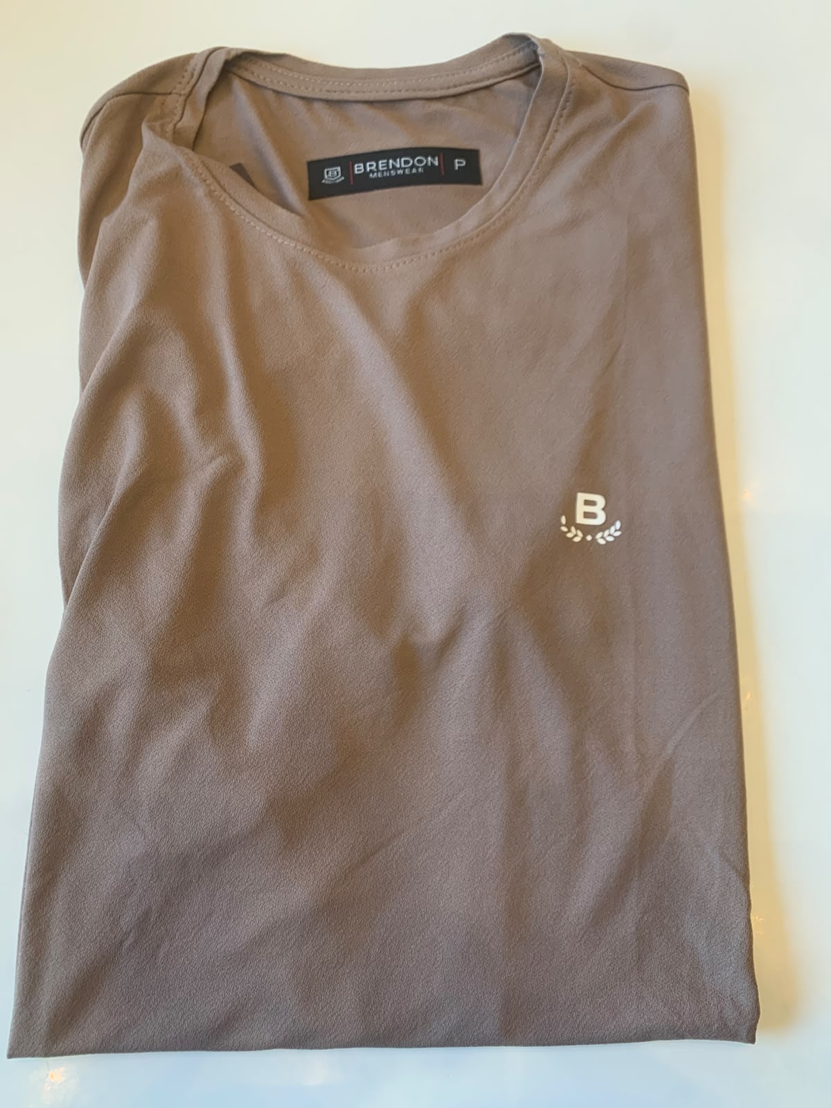 CAMISETA DRY FIT MESH BRENDON BEGE ESCURO