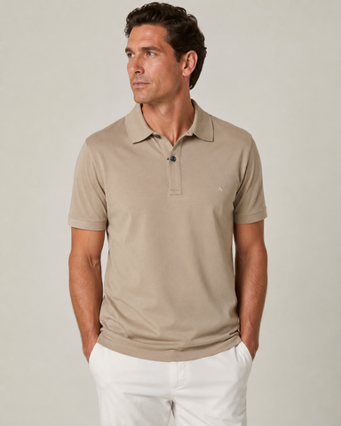 POLO MAS PIMA INTERLOCK ARAMIS SAFARI