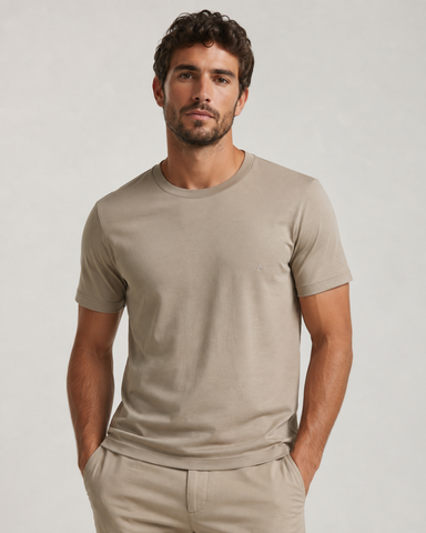 CAMISETA MAS ARAMIS INTERLOCK PIMA SAFARI