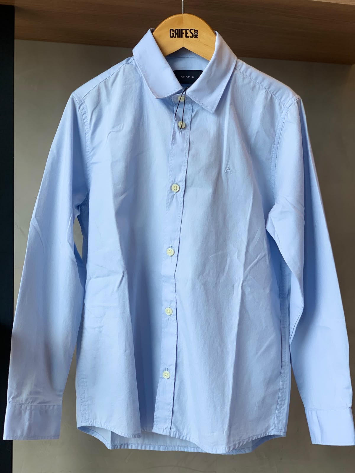 CAMISA ML INF TRICOLINE LISA ARAMIS AZUL CLARO
