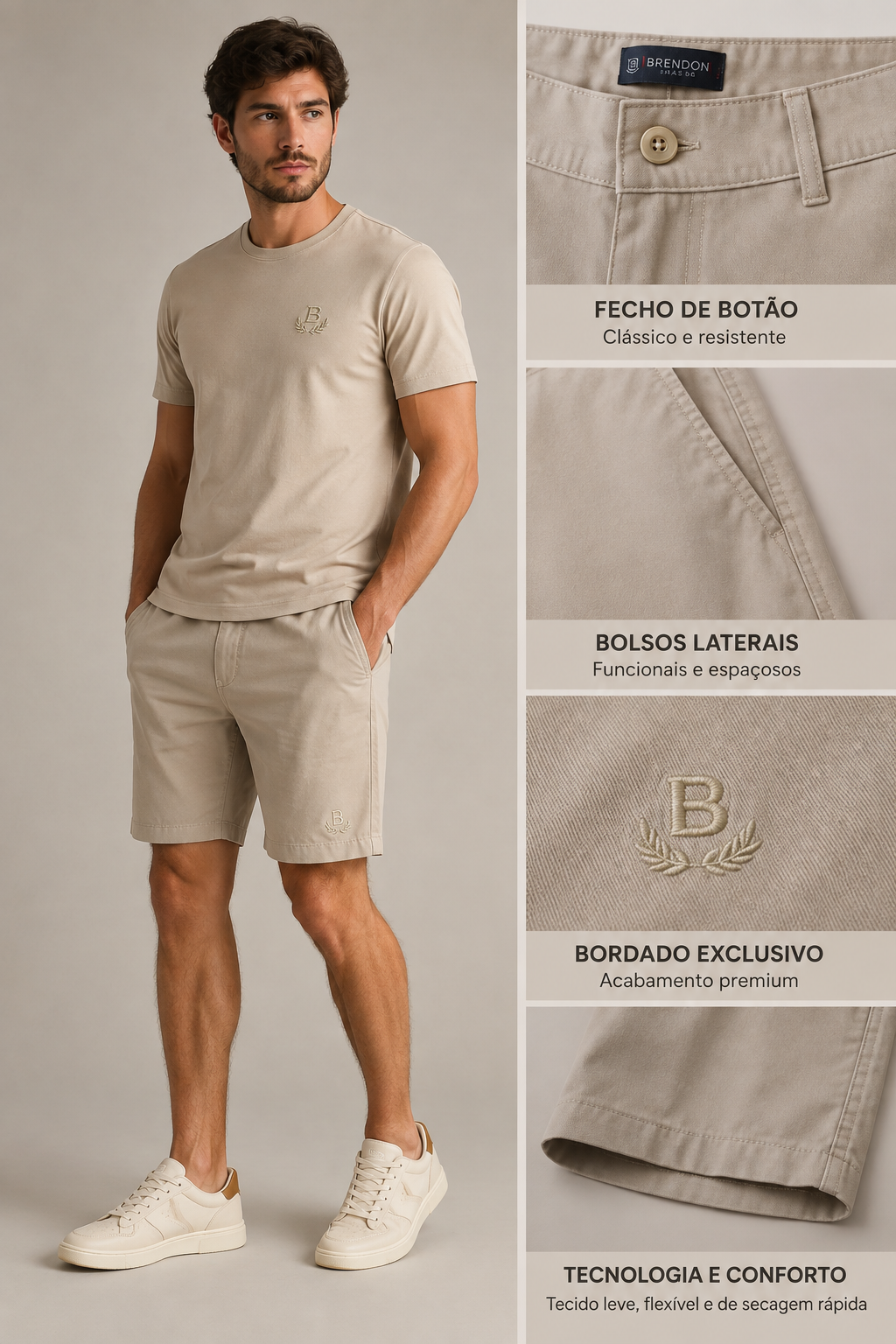 BERMUDA MAS TECNOLOGICA BRENDON AREIA
