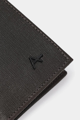CARTEIRA COURO SAFFIANO VERT ARAMIS PRETO