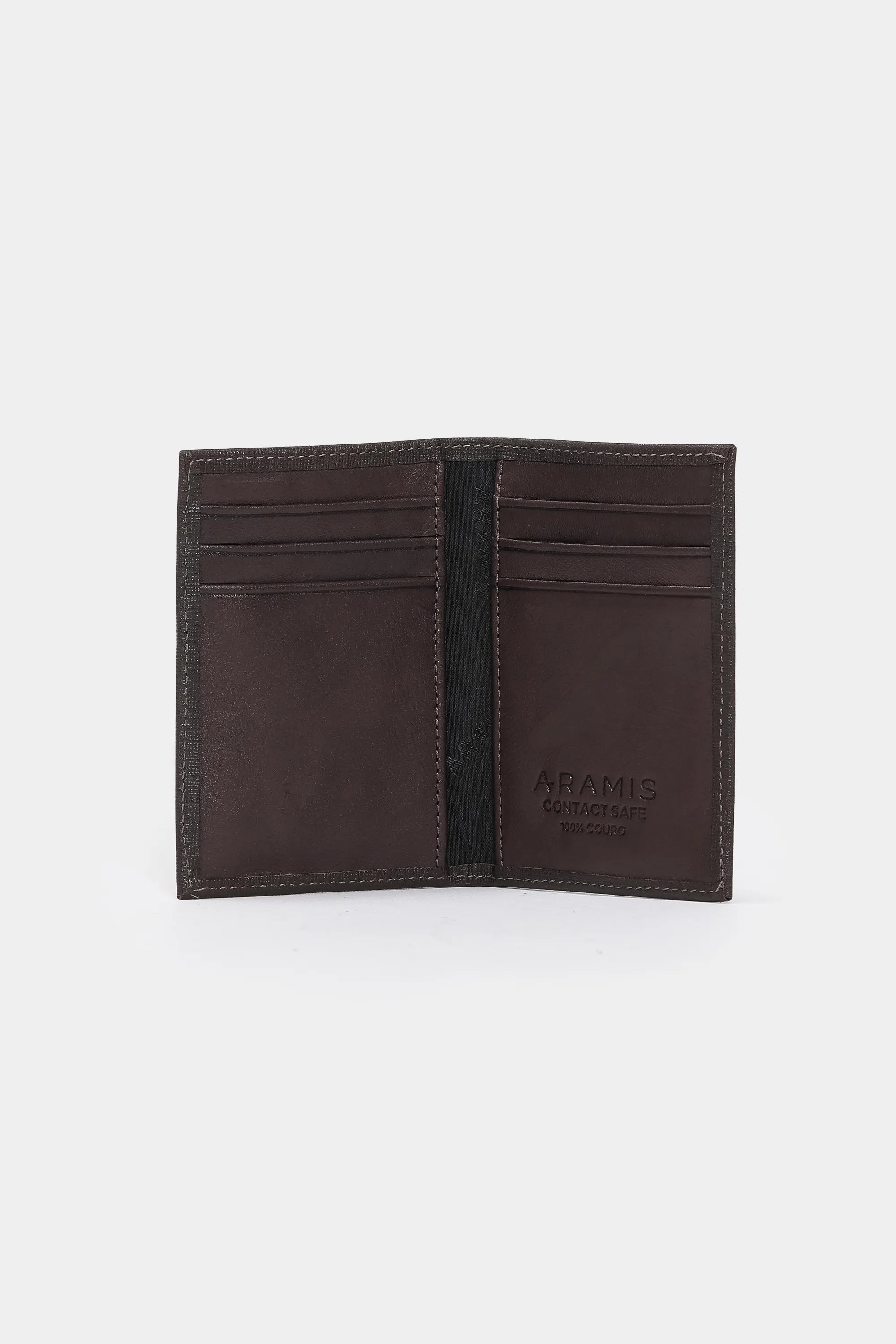 CARTEIRA COURO SAFFIANO VERT ARAMIS PRETO