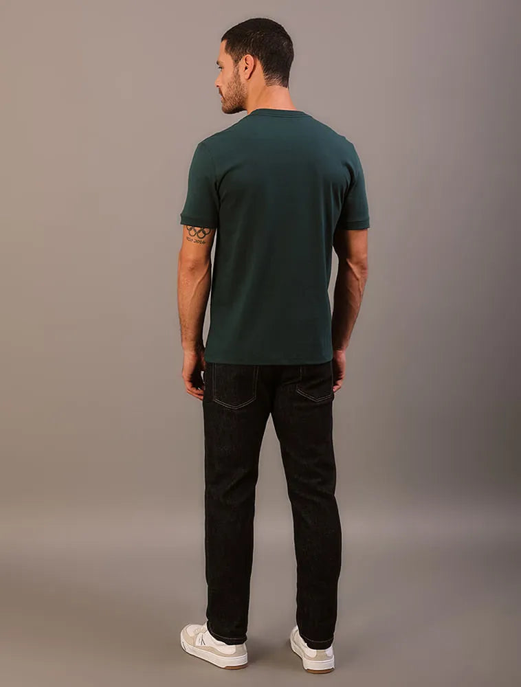 CAMISETA MC MAS CKJ MALHAO COM PUNHOS VERDE MEDIO