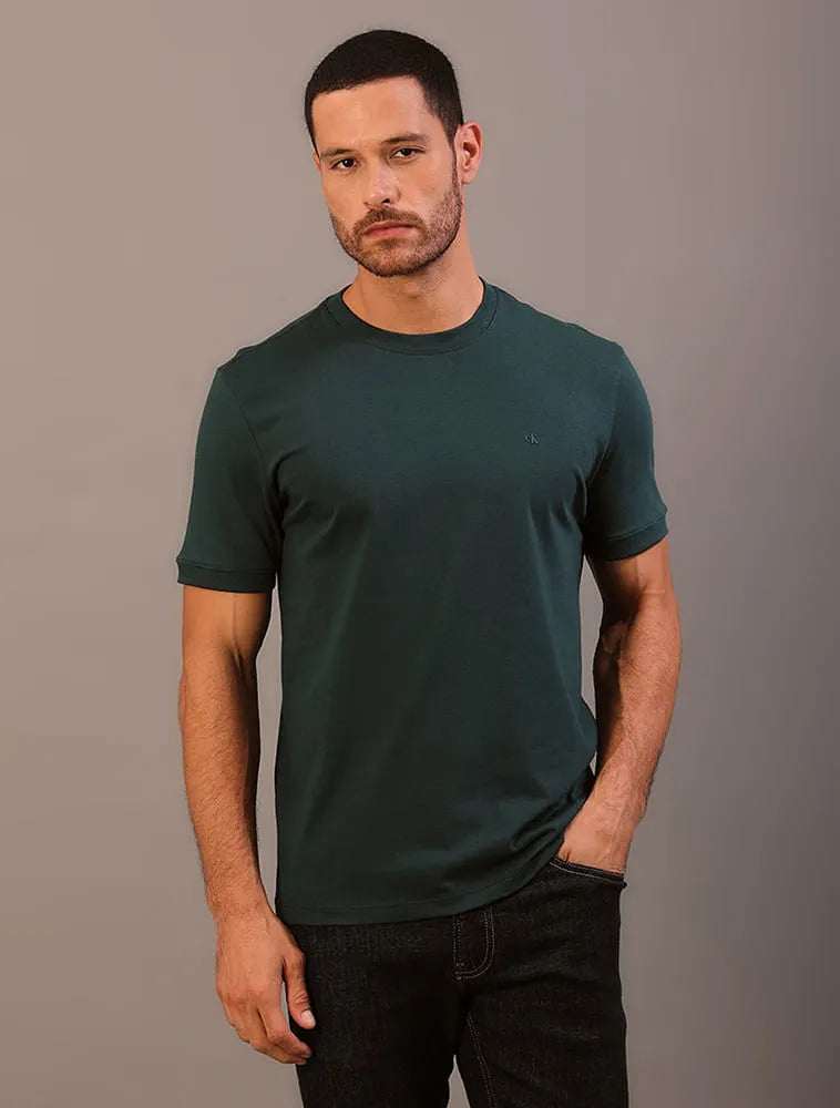 CAMISETA MC MAS CKJ MALHAO COM PUNHOS VERDE MEDIO