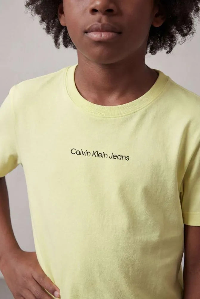 CAMISETA CKJ KIDS MC LOGO CENTRALIZADO LIMA