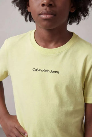 CAMISETA CKJ KIDS MC LOGO CENTRALIZADO LIMA