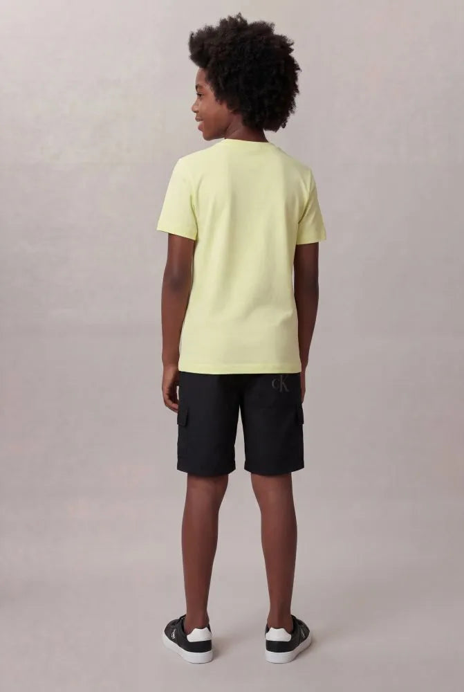 CAMISETA CKJ KIDS MC LOGO CENTRALIZADO LIMA