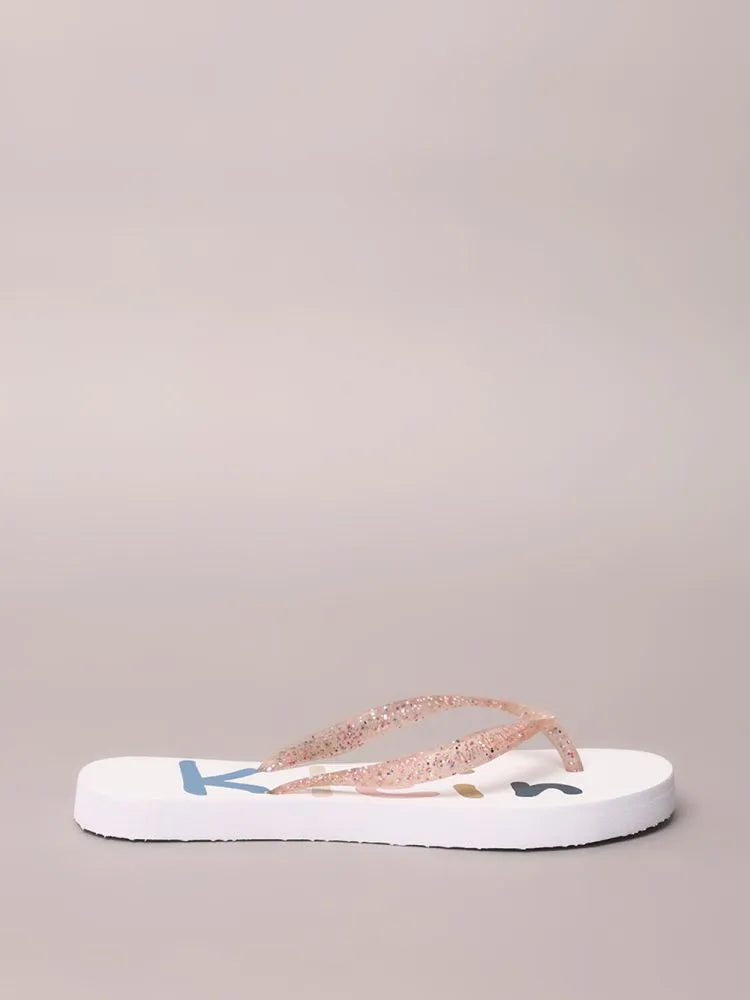 CHINELO CKJ FEM KIDS COLORFUL BRANCO