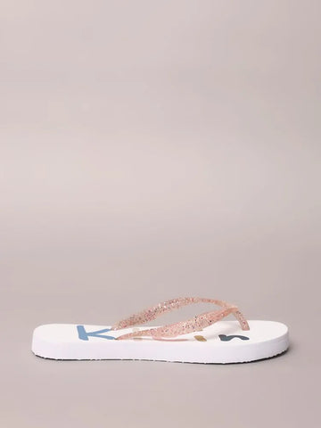 CHINELO CKJ FEM KIDS COLORFUL BRANCO