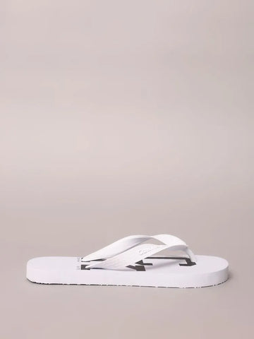 CHINELO MAS CK KIDS OVER LOGO CK COLLEGE BRANCO