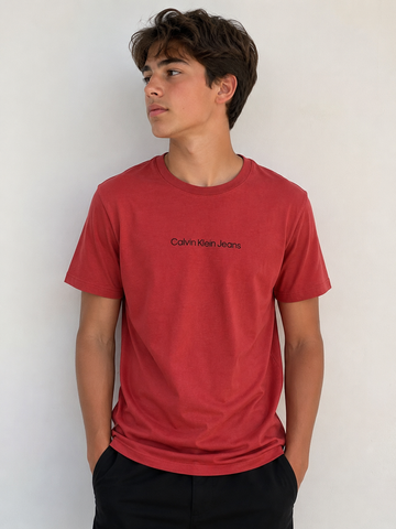 CAMISETA CKJ KIDS MC LOGO CENTRALIZADO PAPAIA