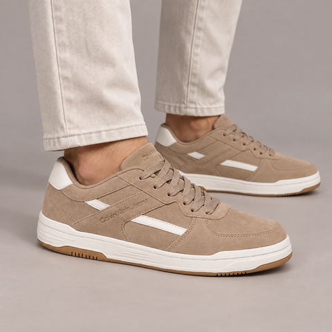TENIS CKJ MAS COURT CAMURCA LAYERS CAQUI MEDIO