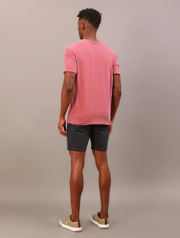 CAMISETA CKJ MAS MC LOGO MONOGRAM BORDO