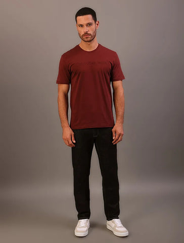 CAMISETA MC MAS CKJ BORDO