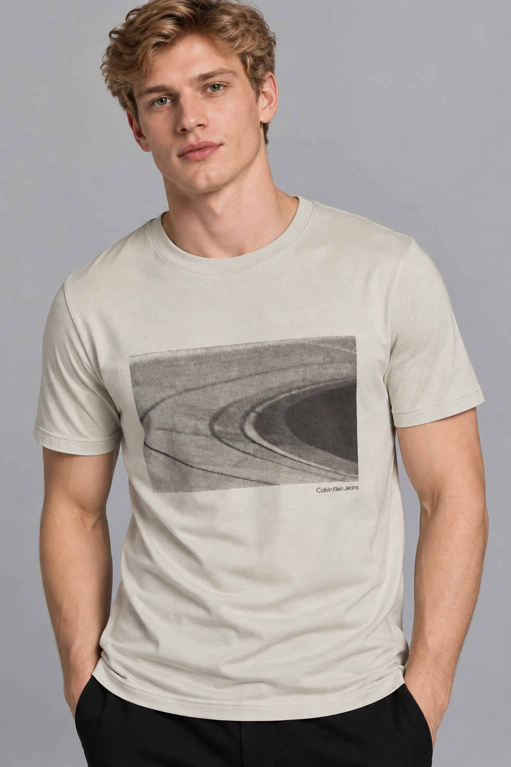 CAMISETA MC MAS CKJ TRACK CYCLING OFF WHITE