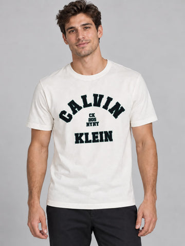 CAMISETA MC CKJ MAS CALVIN KLEIN OFF WHITE
