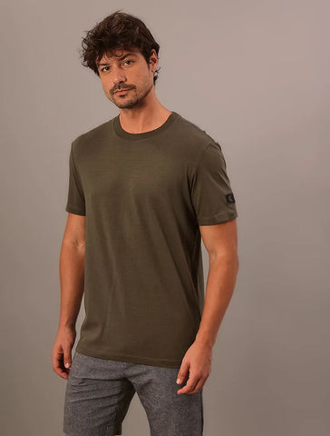 CAMISETA MC MAS CKJ PATCH MANGA MILITAR