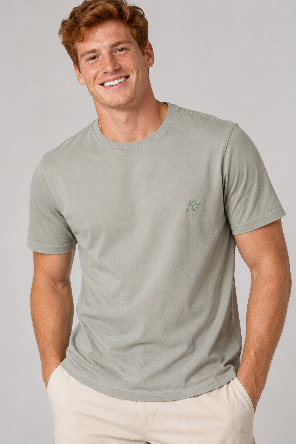 CAMISETA MAS MC A87 AEROPOSTALE VERDE MEDIO