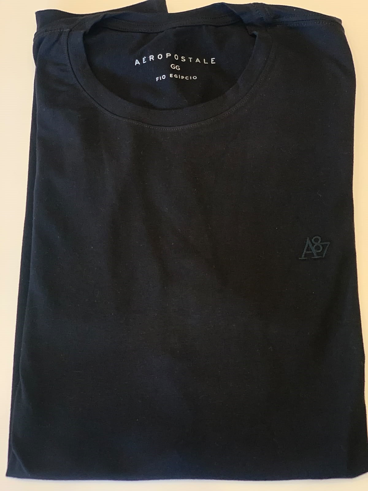 CAMISETA MAS MC SILKADA AEROPOSTALE PRETO